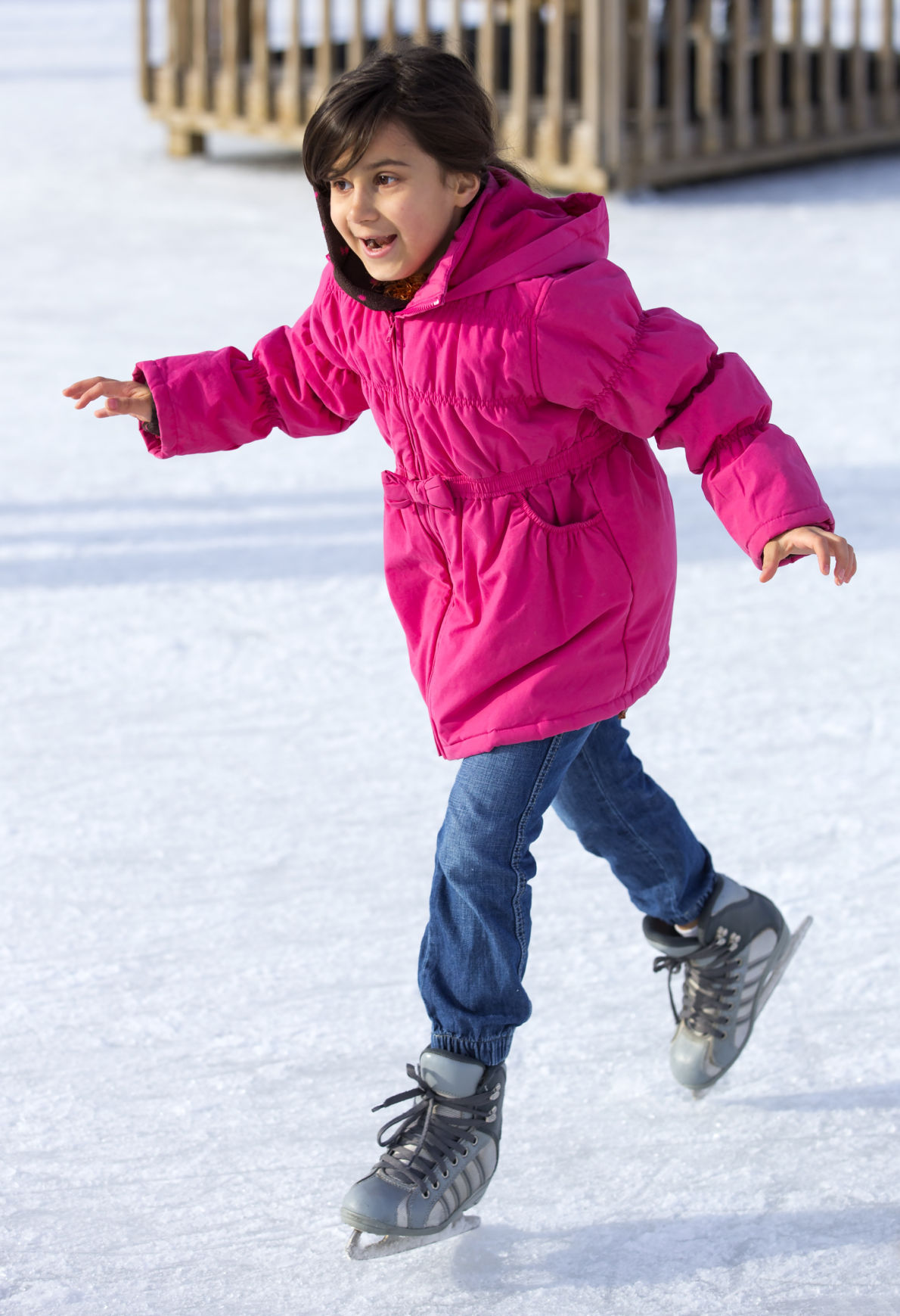 Piedmont Winterfest skating rink